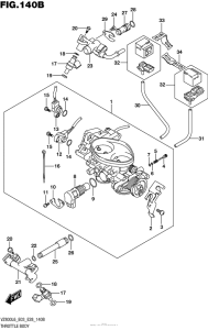VZ800 Throttle Body (Vz800L6 E28)