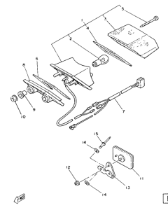 DT125 Piloto trasero