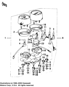 Meters / ignition switch