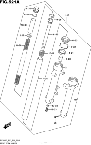 RV200 Передняя вилка