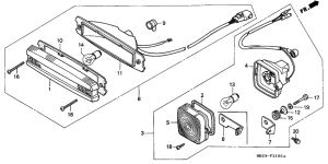 FL400R Taillight unit ass`y