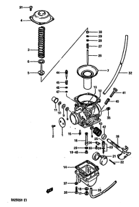 DR250 Carburetor assy
