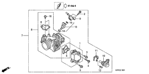 CBR125RW Дроссель