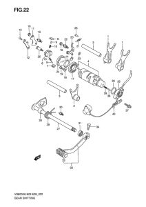 VS800 Переключение передач
