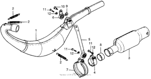 CR125 Глушитель