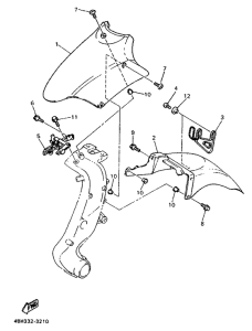 GTS1000 Guardabarro delant