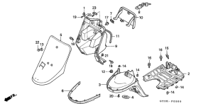 SA75 Front cover shutter