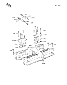 KZ440 Крышка головки цилиндров