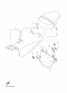 YZF-R1 Сиденье