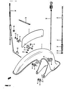FR80 Переднее крыло