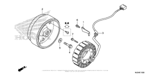 NC700J (DCT) Генератор
