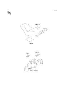 EX250 Лейбл предостережения