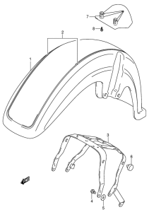 VL800 Переднее крыло