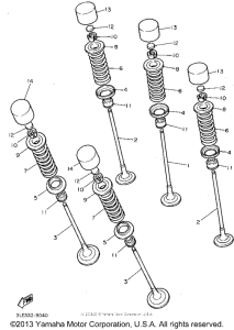 FZR1000FC Клапана