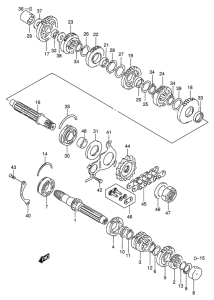 GSX600 Трансмиссия