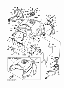 MTN850-A Топливный бак