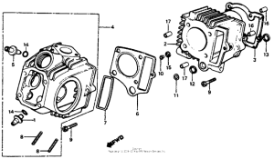 C70 Цилиндр и головка цилиндра