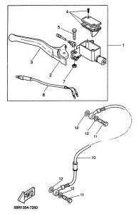 YQ50 Главный тормозной цилиндр