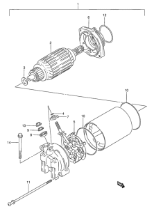 VS800 Стартерный мотор