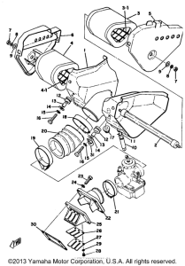 MX250B Впускная система