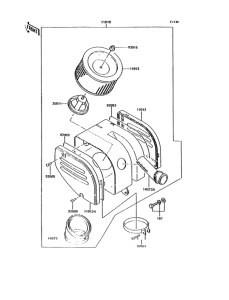 KH125 Воздушный фильтр