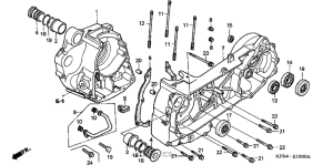 CN250 Картер двигателя
