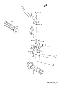 RF900 Рулевой рычаг