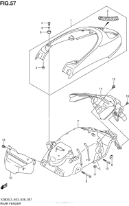 VZ800 Задний бампер