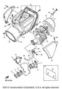 YZ400FK Впускная система