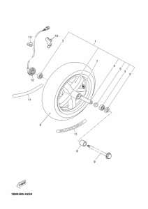 YP125R Transom + tube