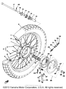 DT175C Переднее колесо