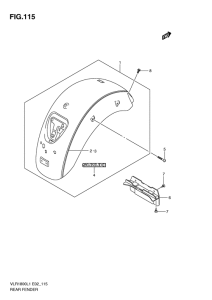 VLR1800 Заднее крыло