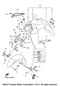 XVS1300BG Крыло