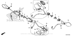 CMX300 Задний фонарь
