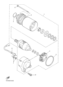 YZF1000R Стартер