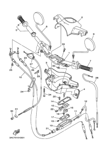 V50 ｽﾃｱﾘﾝｸﾞﾊﾝﾄﾞﾙ. ｹｰﾌﾞﾙ 2