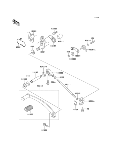 EN500 Механизм переключения передач