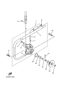 TZM50R Масляная помпа в сборе