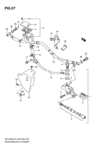 VS1400 Задний тормозной цилиндр