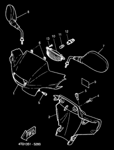 CW50RS Обтекатель 1