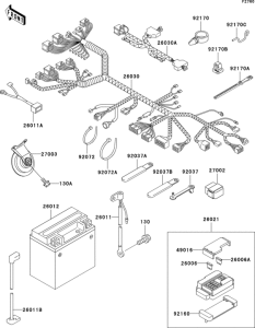 ZX750 Электрика