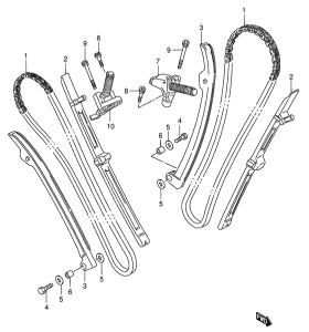 VS1400 Держатель направляющей