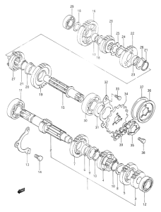 DR650 Трансмиссия