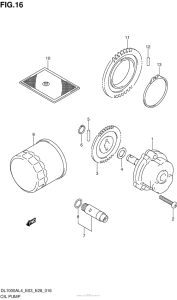 DL1000 (ABS) Масляный насос