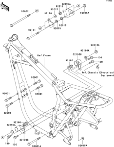 EJ650 Крепление двигателя