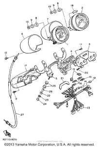 XV1100AC Приборы