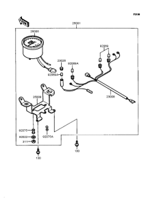 KMX50 Спидометр
