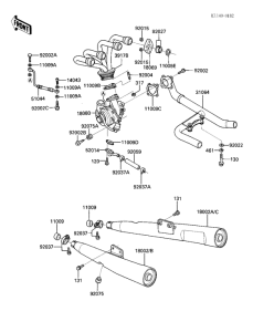 ZX750 Mufflers / turbocharger