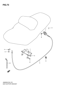 AN650 (ABS) Seat support bracket