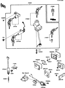 EX250 Замок зажикания